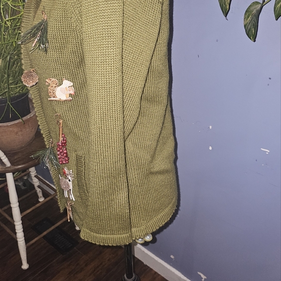 Vintage British vogue wool cardigan - Picture 6 of 11